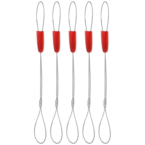 Gadpiparty 5 pièces Tire-fil Électrique Ergonomique Outils de Traction et Fixation pour Câbles et Fils pour Électriciens et Bricoleurs Tirage Rapide Sans Effort à Travers Murs et Conduits