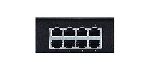 Image of Intellinet 9-Port PoE+ Switch, 8X 10 /100, 140W, 1x Gigabit Uplink 560764 | 8 IEEE 802.3at /af PoE+ ports, 140W budget, 1 Gigabit uplink, Auto-MDIX, fanless metal desktop switch for IP devices