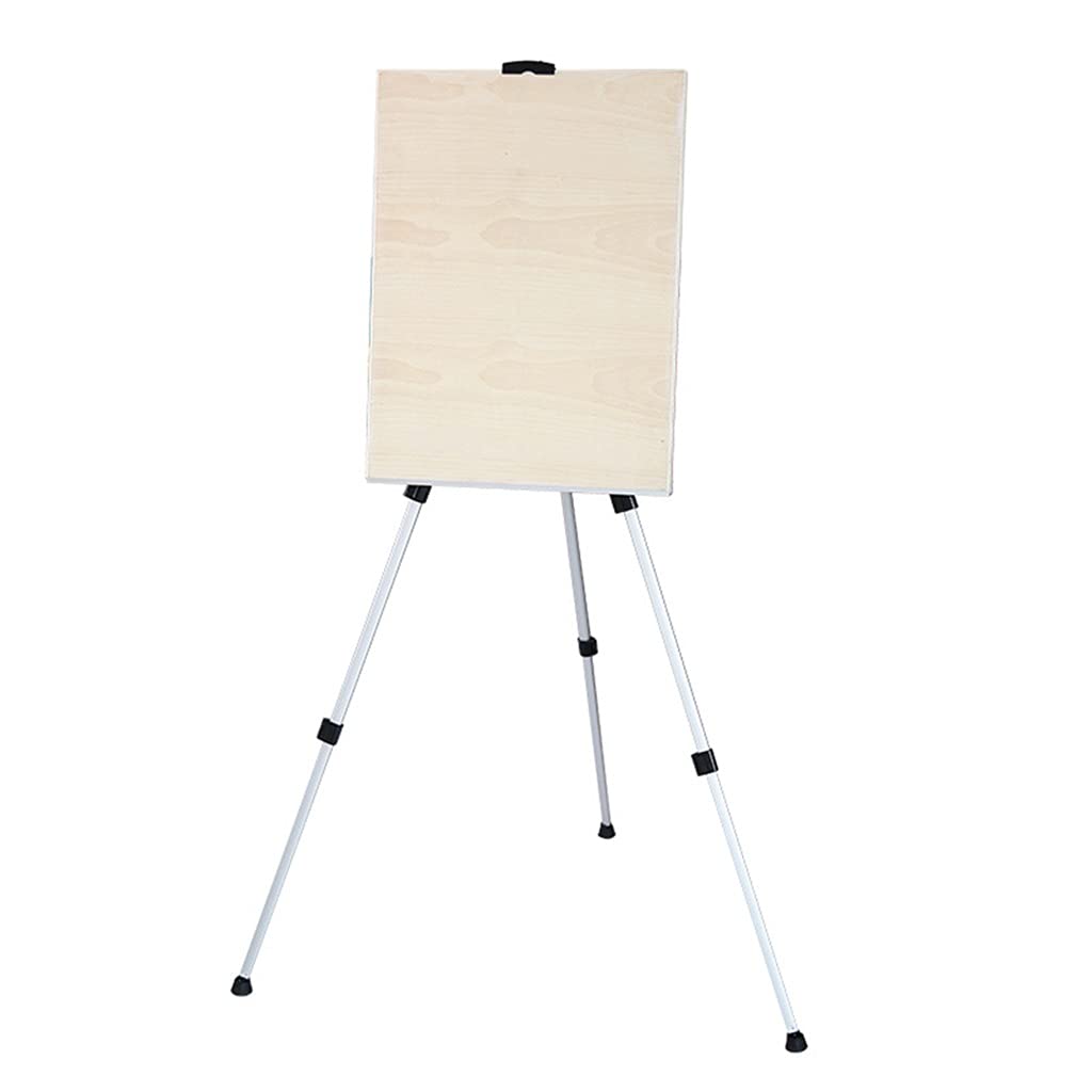MYUYEE Metal Sketch Easel Stand Portable Adjustable Foldable Travel Easel Aluminum Alloy Easel Sketch Drawing For Artist Art Supplies