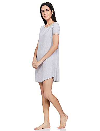 Image of A.T.U.N. (ALL THINGS UBER NICE) Womens Printed Cotton Round Neck Knee Length Regular Dress