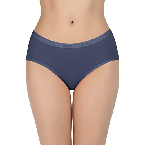 Image of Amante Solid Cotton Low Rise Hipster Panty Pack(Pack of 3)