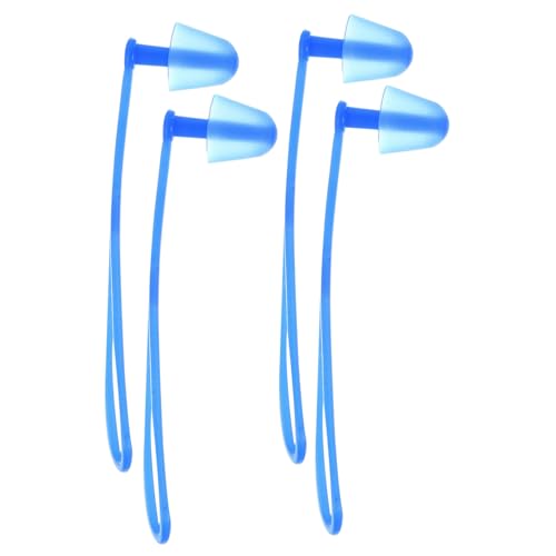 HAPINARY Ergonomic Swimming Ear Plugs Silicone Earplugs for Water Sports Waterproof Diving Ear Covers with Cord for Adults Boys and Girls