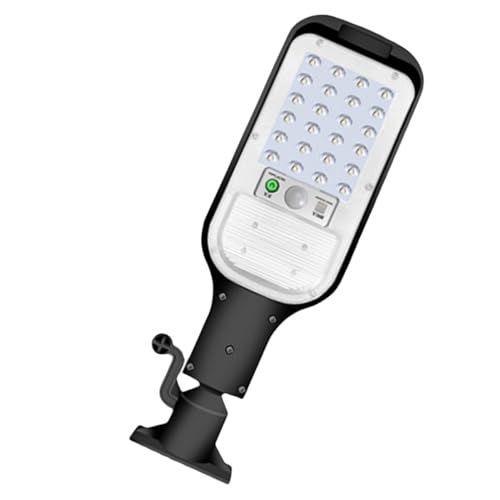 GALPADA Lámpara Solar LED con Sensor de Movimiento Farola Exterior para Jardín y Patio Diseño Dividido con Mando Distancia Resistente al Calor Cables Ahorro Energético