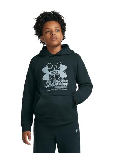 Image of Under Armour Boys 2-Piece Hoodie Sweatshirt and Fleece Pants Set, Outdoor Collection