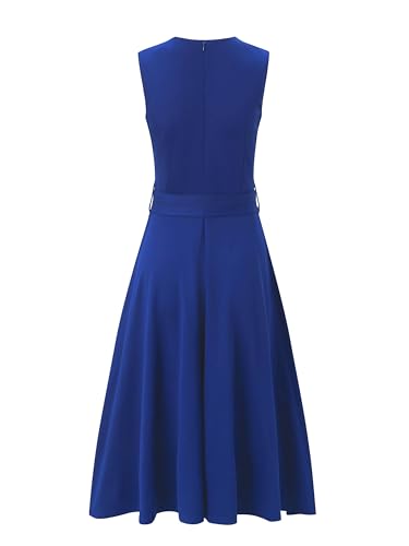 Image of Women's A-Line Midi Dresses, Cocktail Formal Wedding Guest Party Dress