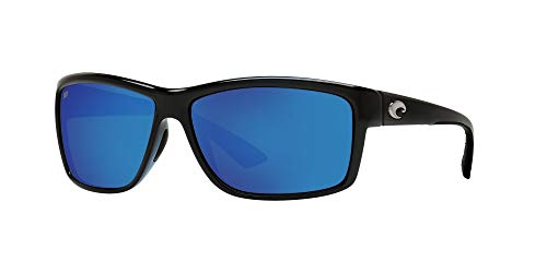 Costa Man Sunglasses Tortoise Frame, Green Mirror Lenses, 63MM2