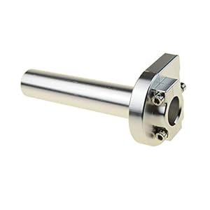WOOSTAR 22mm 7/8″ Manette de Gaz Poignée Remplacement pour Cyclomoteur GY6 139QMB 157QMJ Argent