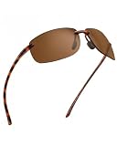 JIM HALO Sport Sunglasses for Men Women TR90 Rimless Frame for Running Fishing Cycling Driving