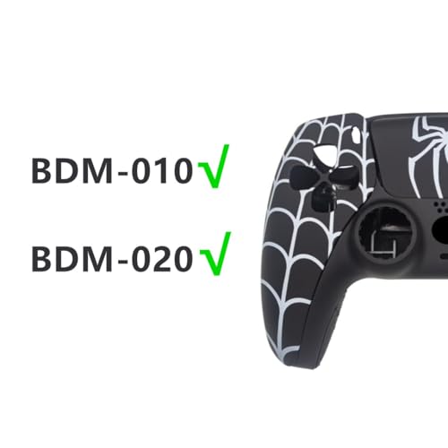 Image of Touchpad Luminous Front Housing Shell for for PS5 Controller DIY Shell Custom Touch Pad Cover Spider Pattern Faceplate BDM-010 /020
