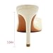 RYNKOMA Women'S Clear Pointed Open Toe Stiletto Heel Slide Sandals Fashion Sexy Slip On Transparent Strap High Heels Mules Summer Backless Party Wedding Prom Dress Shoes (Apricot,10)