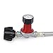 Stanbroil 0-30PSI High Pressure Adjustable Propane Regulator Type 1 Connection with 3/8 Female Flare Swivel Fitting and 48-Inch Stainless Steel Braided Hose Assembly Kit