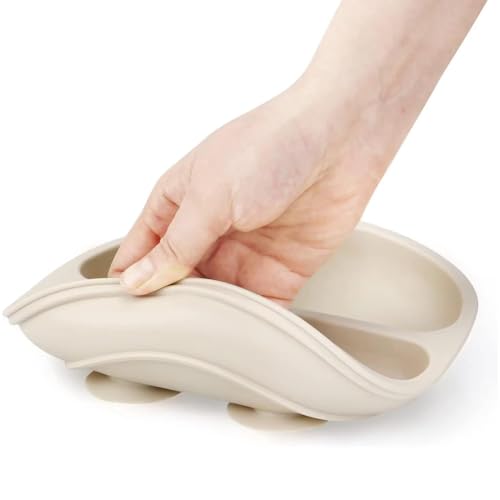 Assiettes silicone avec couvercle PandaEar pour la diversification de bébé - 7