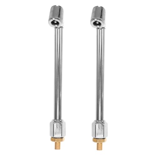 Garneck 2pcs Heavy Duty Air Chuck for Car Motorcycle Tire Inflator Nozzle Adapter Quick Connect Air Compressor Part