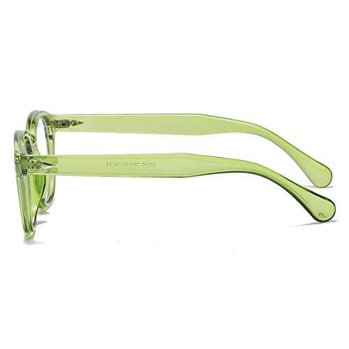 Image of Retro Round Blue Light Blocking Glasses for Men Women, Vintage Frame Non-prescription Computer Reading Eyeglasses