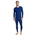 Men's Merino Baselayer Set (LS Shirt + Tights) XXL Navy Blue 1-pack