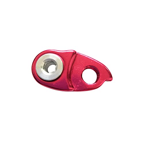 Ficocean Fahrrad Schaltauge Verlängerung für Schaltwerk, Aluminiumlegierung Fahrrad Hinten Schaltwerk Schwanz Haken Extender für Mountainbike, Rennrad, MTB (Rot) Cover