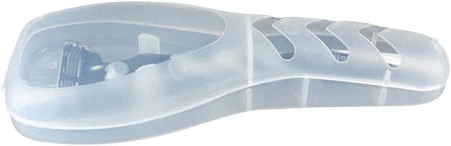 Transparently Portable Travel Men Manual Razor Protector Plastic Box Cover Container Storage Shaver Holder Protector Case Organizer,Electric Shavers,Razor Cover