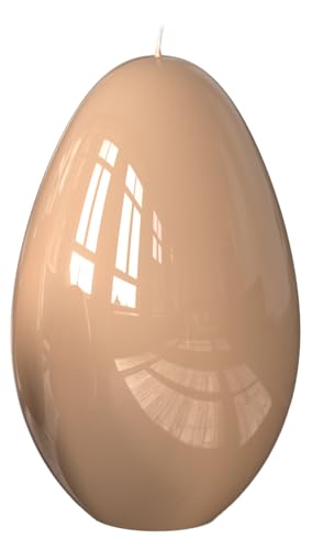 Vela de huevo nr 2 almendras 103 brillantes ángeles velas Ø 6 x H 9 cm 20 horas