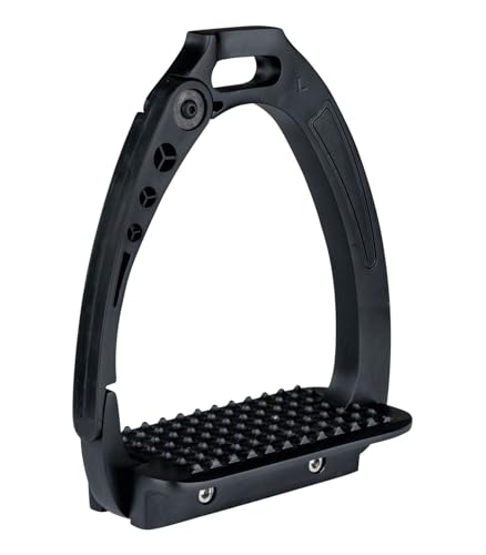 WALDHAUSEN Sicherheitssteigbügel Pro, schwarz matt, 12cm