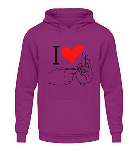 Sweat à capuche unisexe Ich Liebe Sex hoodie noir confortable