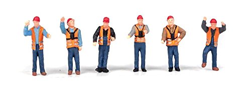 Walthers SceneMaster - Railroad Yard Crew - pkg(6) - HO
