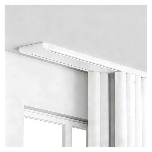 Support rideau blanc 90 cm ensemble de tringles à rideaux robustes - 2