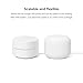 Google WiFi - AC1200 - Mesh WiFi Router System + Wall Mounts for Google - 1500 Sq Ft Coverage - Seamless Signal for Smart Home Devices - 1 Pack - Snow
