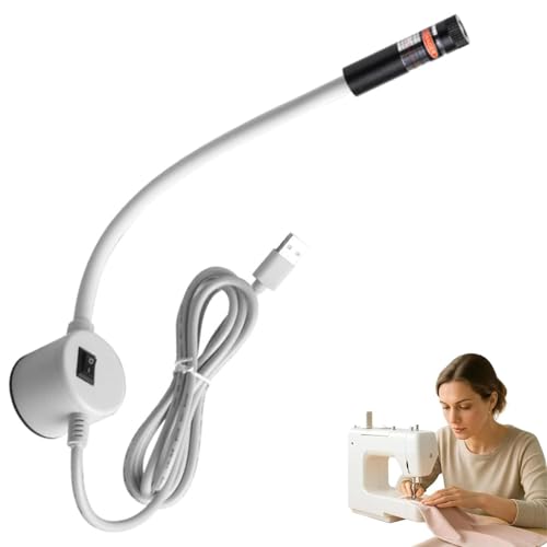 Magnetic Positioning Quilting Light for Sewing Machine, Sewing Red...