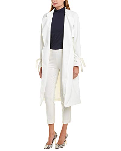 Rachel Rachel Roy Womens Trenchcoat, White, Small Us #TOP12