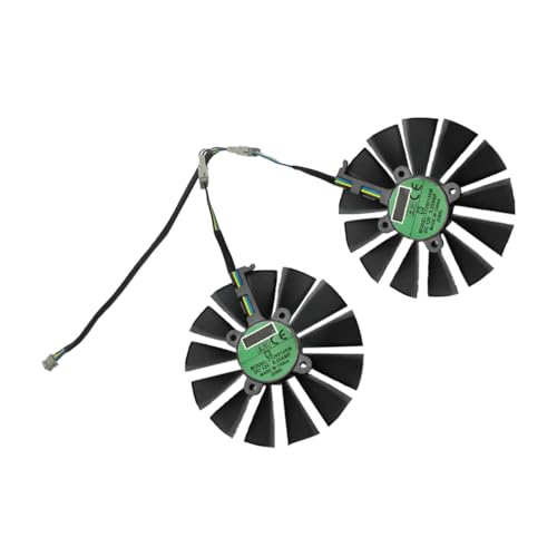 Ventilador reemplazo para GPU Angoily 1 par miniatura 1