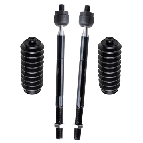 Image of Detroit Axle - 10pc Front End Control Arms Kit for 2010-2013 Mazda 3 Sport, 2 Lower Control Arms with Ball Joints Assembly 2 Sway Bar Links 4 Inner Outer Tie Rods 2 Boots 2011 2012 Replacement