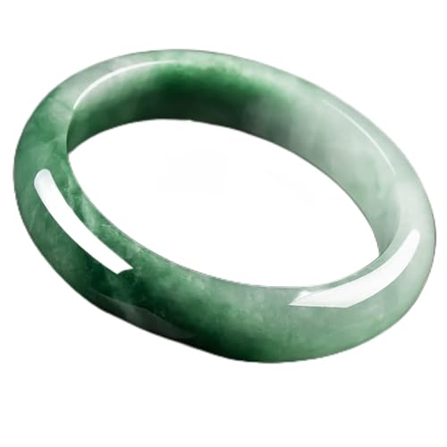 Bracelet jade Hetian émeraude naturelle 59mm : bijoux pierres précieuses