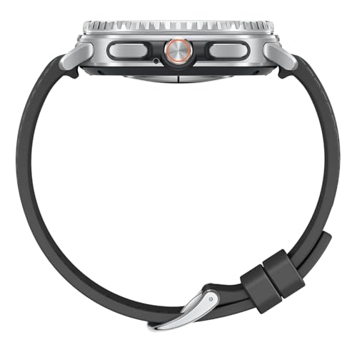 Image of Samsung Galaxy Watch8 Classic (46mm LTE, Black) with 3nm Processor | Dual GPS | Sapphire Glass & Stainless Steel | 5ATM & IP68 | BP, ECG, IHRN & Vascular Load Monitoring | Anti-oxidant Index