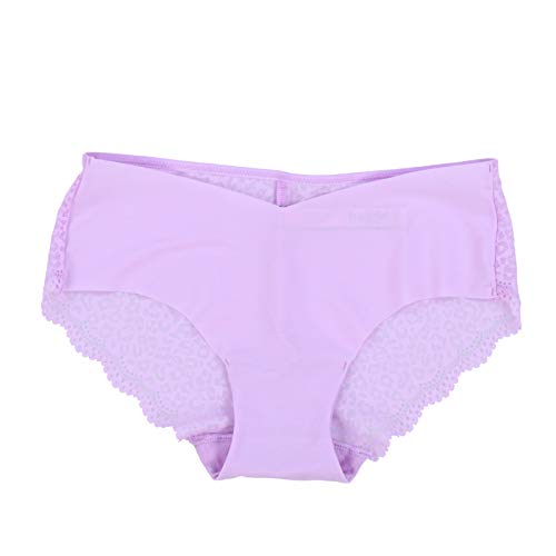 Victoria's Secret Panties Sexy Illusions Hiphugger With Leopard Lace Back (S, Lavender)