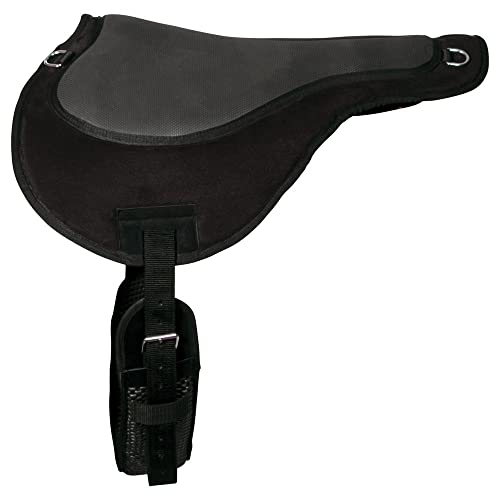 Dura-Tech Non Slip Bareback Horse Saddle Pad | Size Horse | Color Black | Enhances Horse-Riding Comfort | Secure Grip for Safety | Versatile Size | Durable Construction | Equestrian's Choice