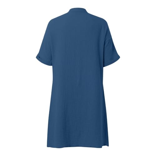 Robe chemise ample légère pour masquer les rondeurs avec style
