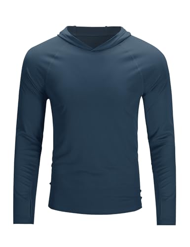 iWoo Men's UPF 50+ Sun Protection Long Sleeve Quick Dry Hooded Shirt - image 4