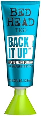 BED HEAD by TIGI - Back It Up Crema texturizadora para dar forma y textura, 125 ml