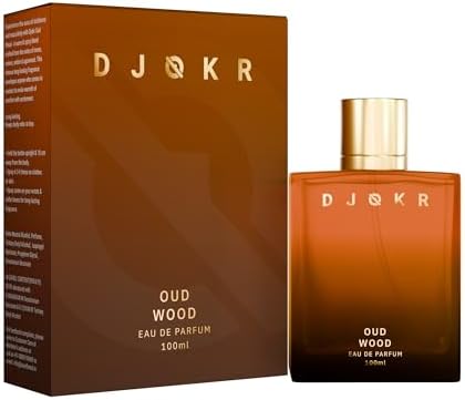 Djokr Oud Wood Perfume for Man | 100 ML | Perfume for Men Long Lasting Smell, Gift for Man, Eau De Parfum Men, Premium Luxury Long Lasting Fragrance Spray