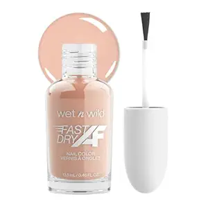 wet n wild Fast Dry AF Nail Polish Color, Peach Southern Belle | Quick Drying - 40 Seconds | Long Lasting - 5 Days, Shine