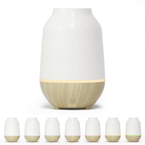 SALKING Ceramic Diffuser, 100ml Stone Essential Oil Diffuser, Ultrasonic Aromatherapy