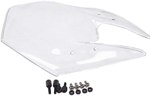 Double Bubble Motorcycle Sport Windshield Windscreen for Kawasaki Z800 2013-2016 (Chrome)