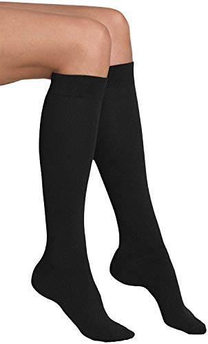 Yacht & Smith 6 Pairs of SOCKSNBULK Girls Knee High Socks, Solid Colors2