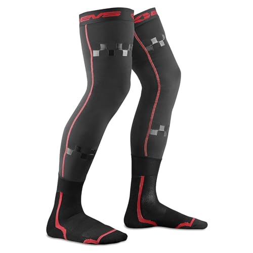 Image of EVS TUG Fusion Socks (1 Pair), Compression Moisture-Wicking, Cooling | Compression sock with reinforced heel /toe, moisture-wicking comfort, contoured stay-put fit, boot-ready support