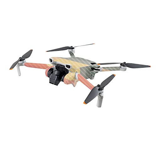 Image of MightySkins Carbon Fiber Skin Compatible with DJI Mini 3 - Sunset Forest | Protective, Durable Textured Carbon Fiber Finish | Easy to Apply | Made in The USA