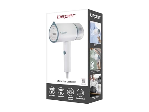 BEPER P204FER210: Vertical Garment Steamer, White - Image 7