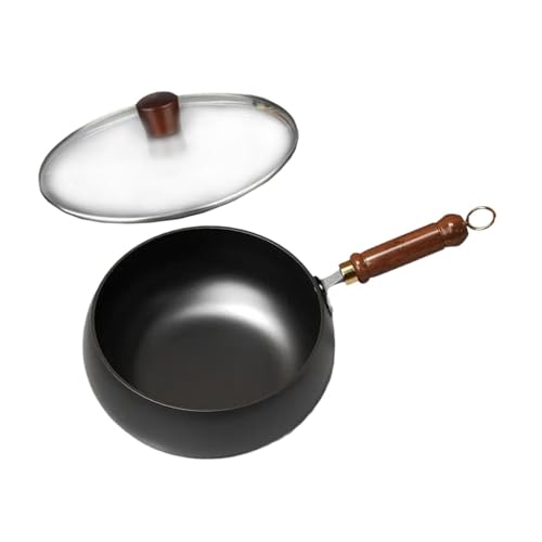 Wok Pan de Hierro con Mango de Madera 26 cm miniatura 1
