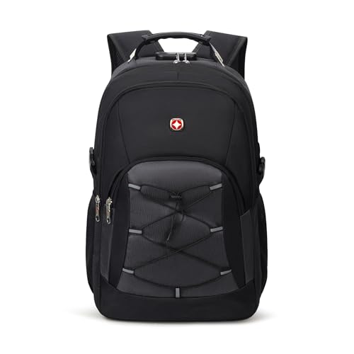 Mochila Reforçada Notebook Viagem Trabalho Escola Unissex Madrid (Cinza)