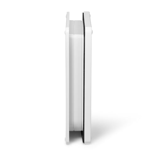 Cat Mate Gattaiola con Chiusura a 4 Vie per Gatti Grandi e Cani di Piccola Taglia, Facile Installazione su Porte UPVC, Vetro e Porte in Legno - Bianco - 9