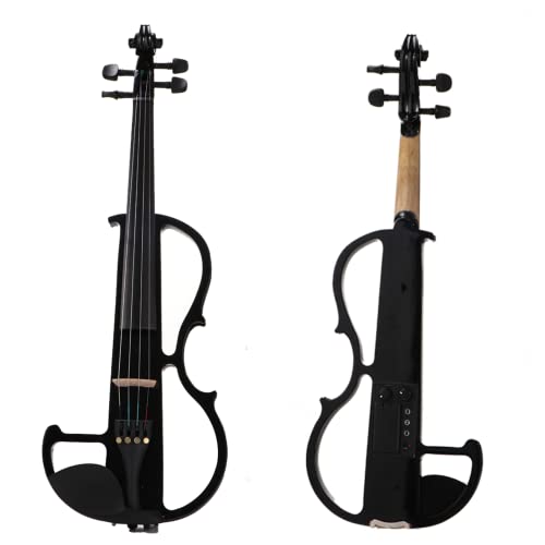Mirio W282101YTA20957-BLK Electric Violin 4/4 Full Size,Mirio Black Silent Electric Violins thumb #1